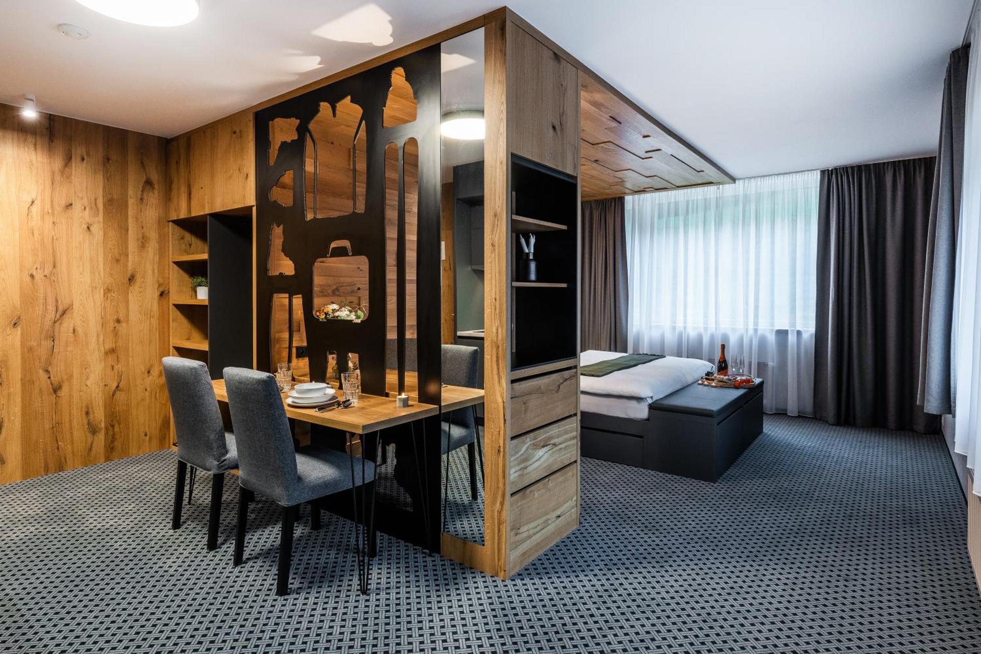 Rezidence Alpina Apartment ชปินด์เลอรูฟ มลิน ภายนอก รูปภาพ